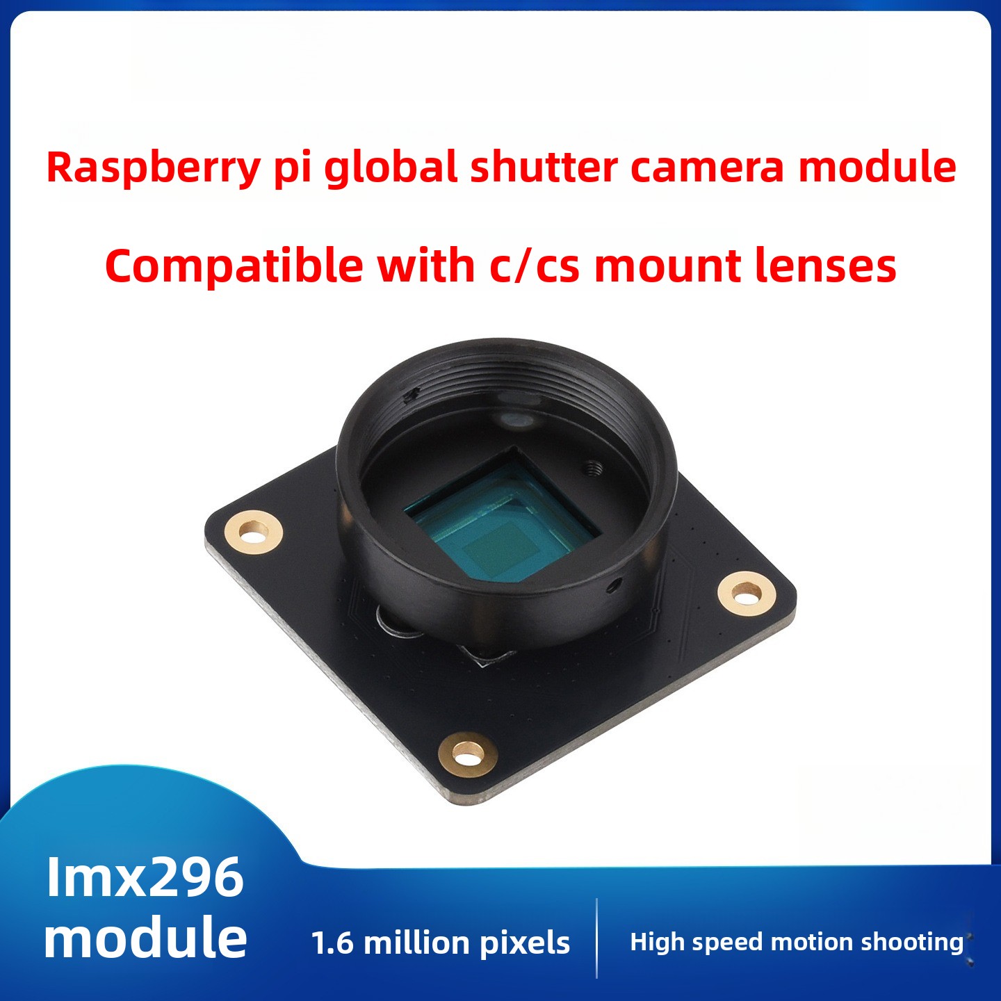 Module de capteur CMOS Global  - Raspberry Pi Global Shutter Camera Imx296 avis et prix